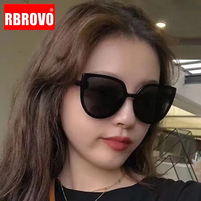 RBROVO Cateye Солнцезащитные очки женские дизайнерские солнечные очки Женские высокое качество Cateye женские солнцезащитные очки ретро Oculos De Sol Feminino