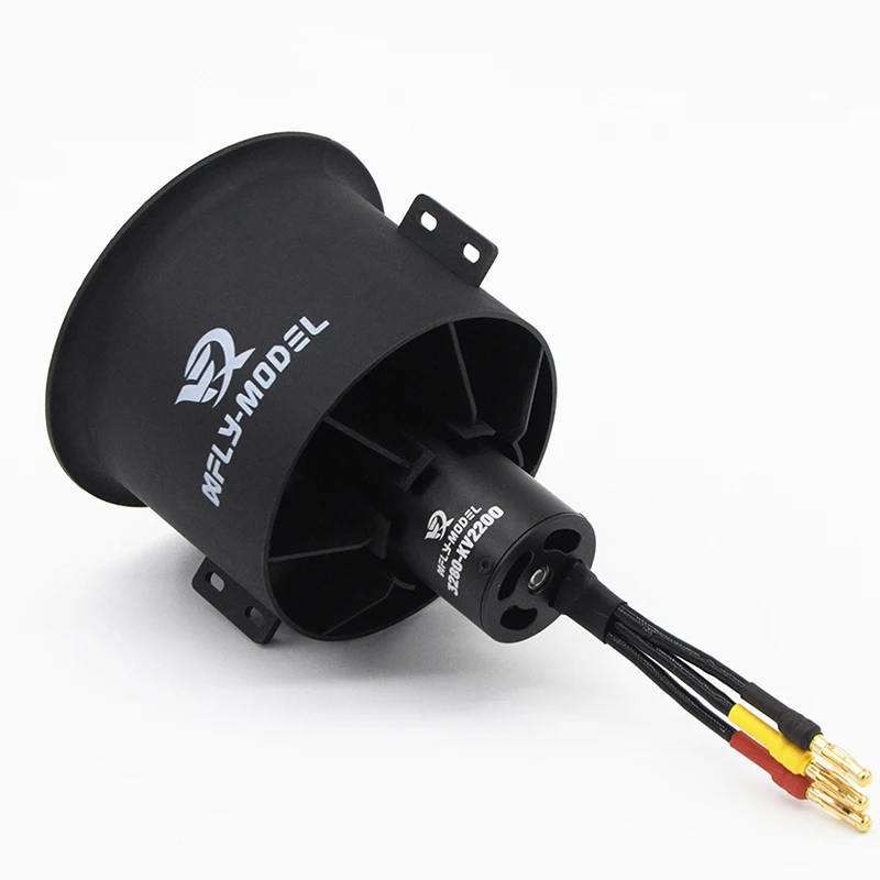 XFly 80mm 12 Lames EDF 6S Brushless Moteur 3280 KV2200 pour Avion RC