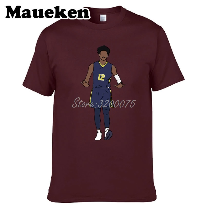 Мужская футболка Ja Morant 12 одежда футболка мужская футболка для фанатов Memphis футболка с круглым вырезом W19101922 - Цвет: 25