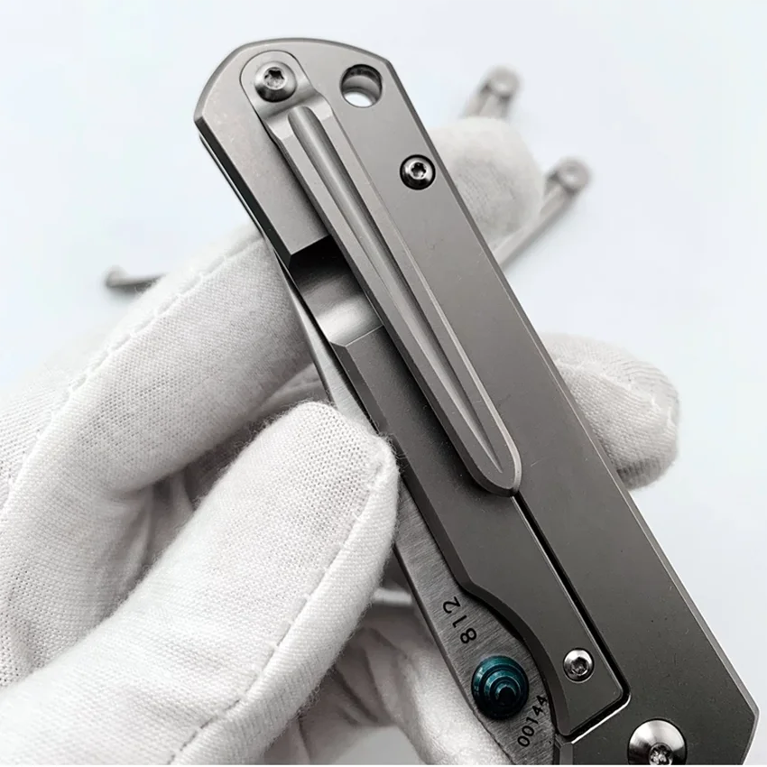 1 Piece Titanium Alloy Folding Knife Back Clip For Sanrenmu Srm 812 912 901 902 9103 9104 One Piece Design Cnc Custom Diy Clamp Tool Parts Aliexpress