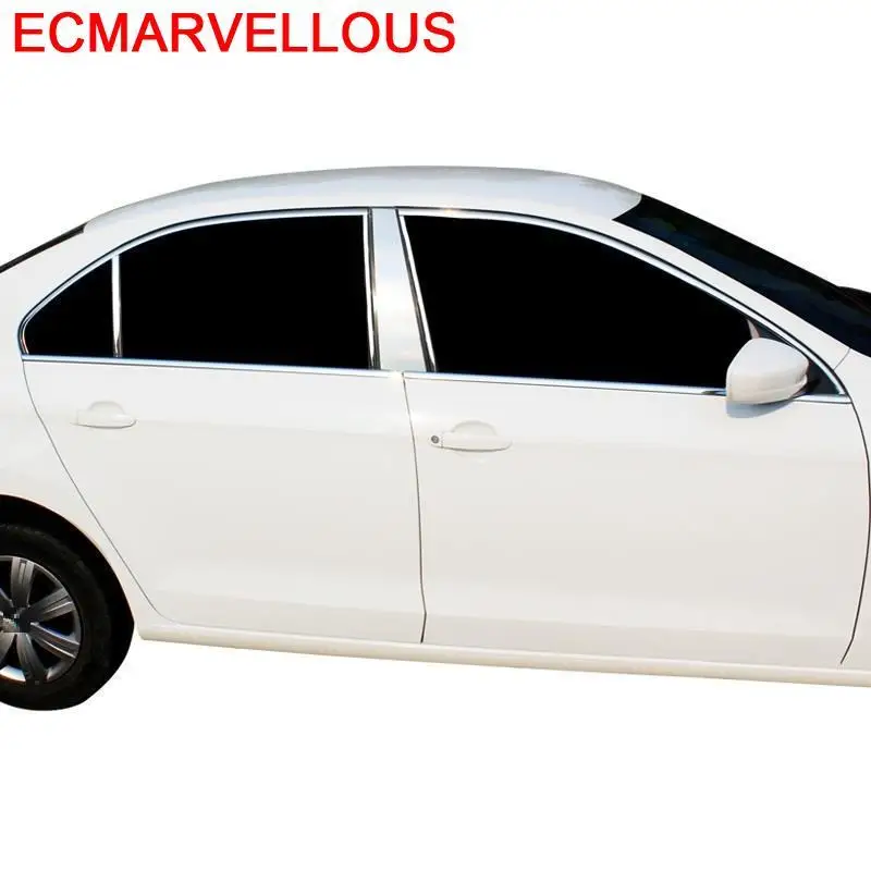 Auto Window Automobile Modified Decorative Chromium Car Styling Accessories Sticker Strip Protecter 13 14 15 16 FOR Skoda Rapid |