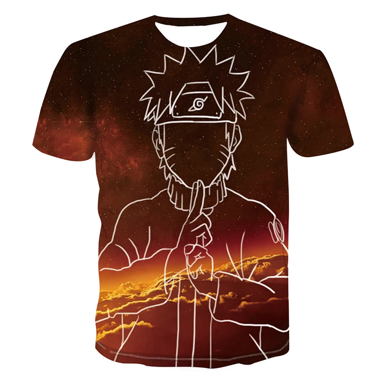 

New style 3D sweatshirt sketch boy cartoon top T-shirt unisex summer fitness breathable workout clothes tee shirts
