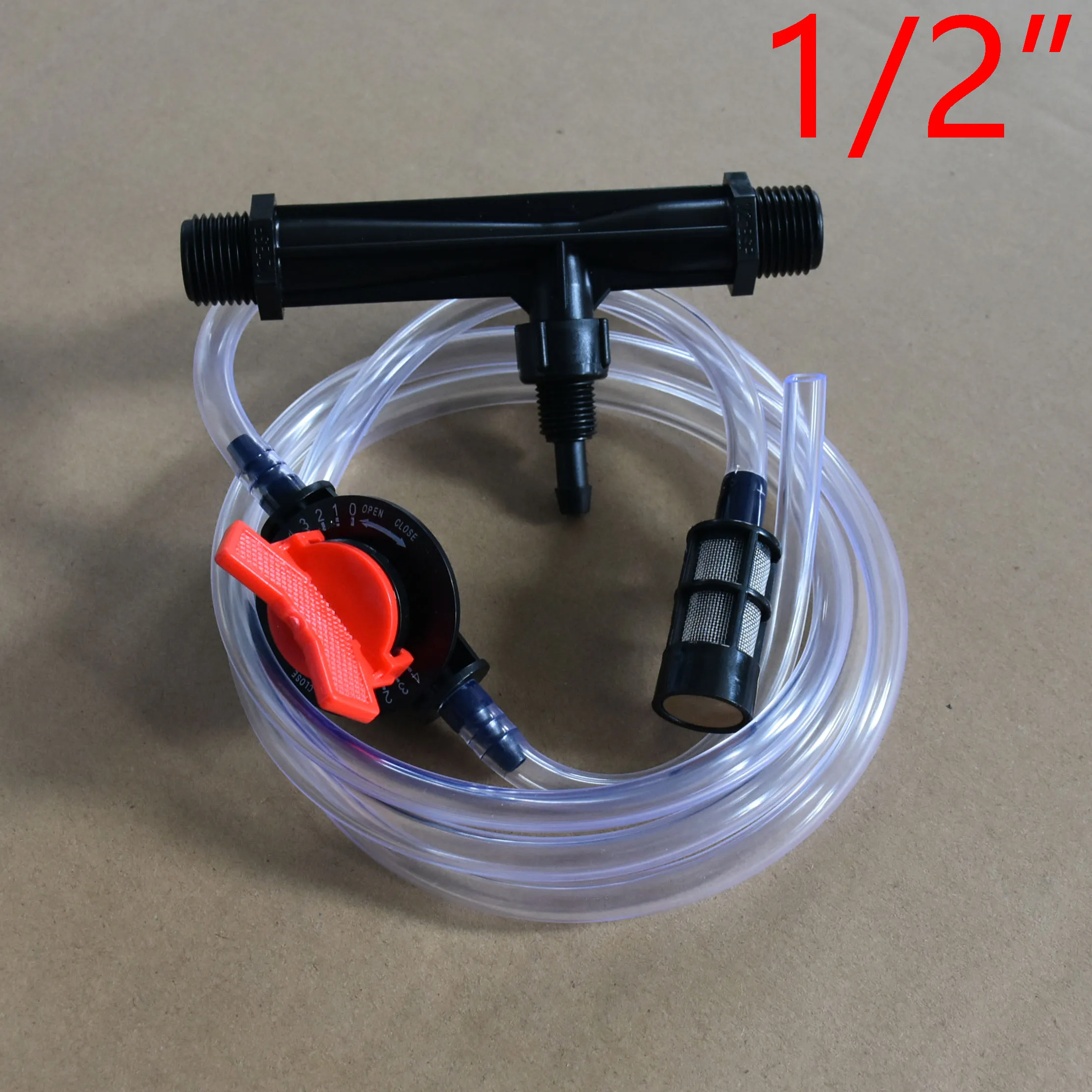 Male Thread Irrigation Venturi Tube Agriculture Venturi Fertilizer Injector Automatic Fertilization 1/2" 3/4" 1 Pcs