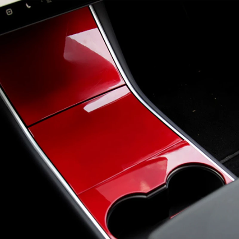 

Modification For Tesla model3 modified interior decoration protector central control gear set of 4