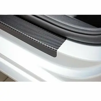 

Carbon Fiber Stickers Plate Sill Cover Accessories Universal Waterproof