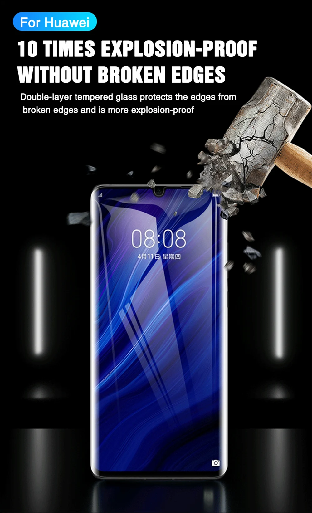 Для huawei P30 Lite защита экрана закаленное стекло для huawei P30 P20 Honor 10 20 Lite mate 20 Pro Полное покрытие защитное стекло