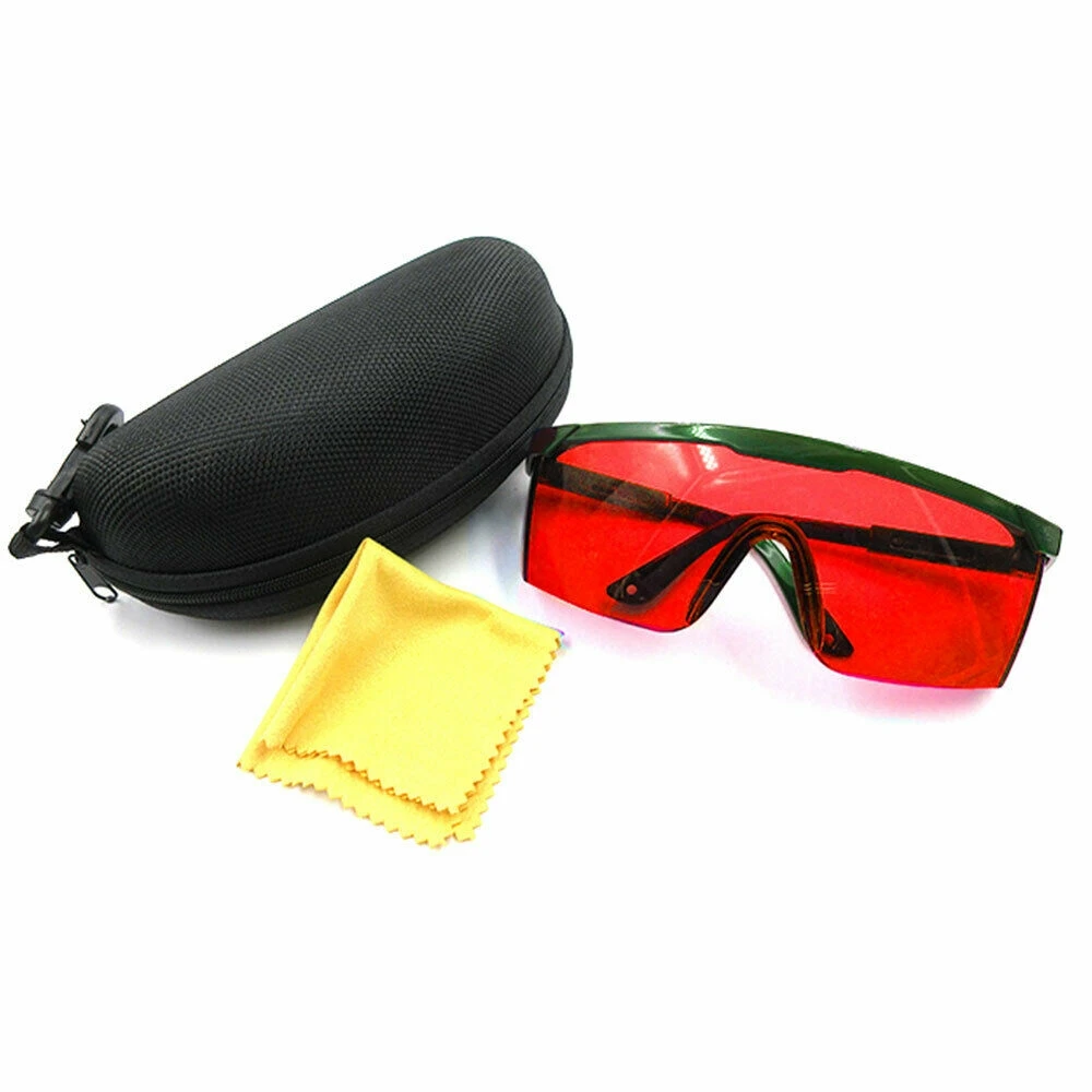 190nm-540nm Blue Green Laser Safety Glasses with Adjustable Temples Eye Protection