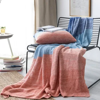 

Four-color Gradient Blanket Sofa Blanket Home Decoration Gift Office Blanket Photography Decoration Throw Blanket