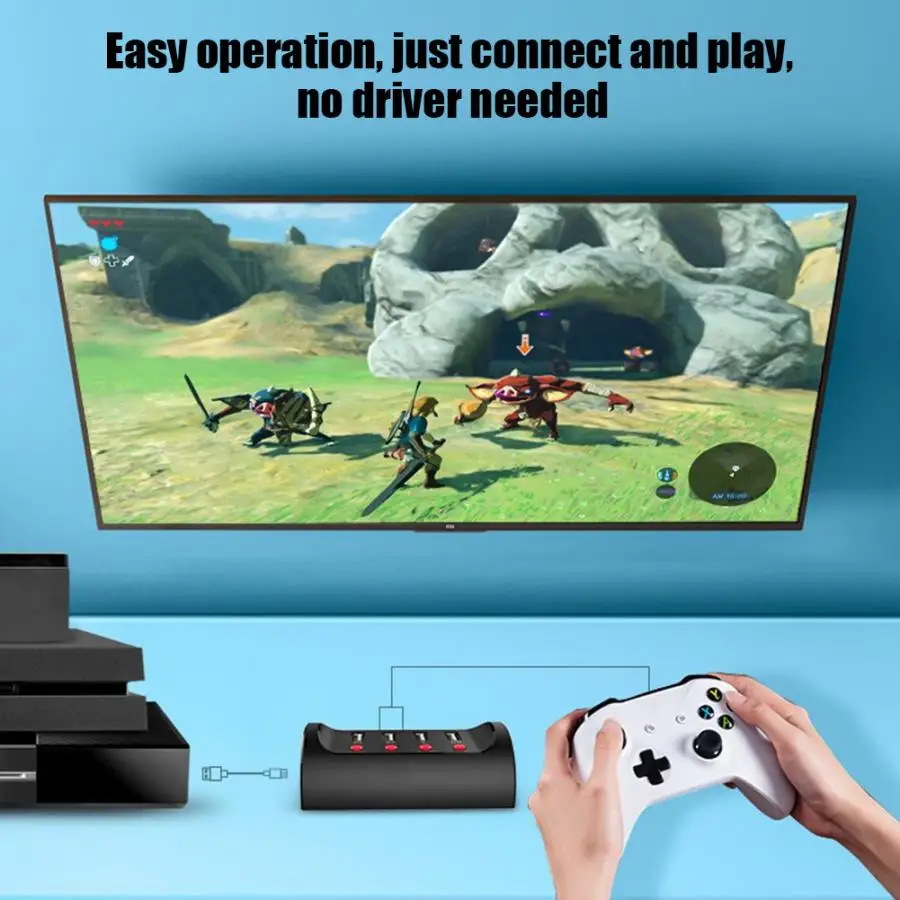Адаптер геймпада клавиатура мышь конвертер USB адаптер для PS4/xbox ONE/переключатель игровой коврик контроллер