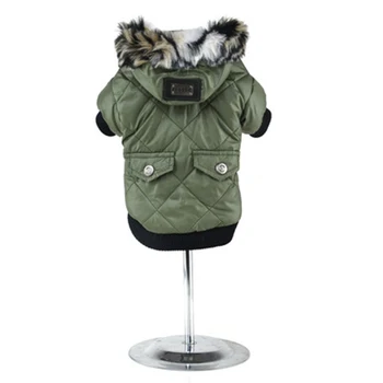 

Winter Warm Pet Dog Clothes Cotton Dog Jacket For Small Medium Dogs Pet Coat With Hat Puppy Clothing Chihuahua XS-XXL