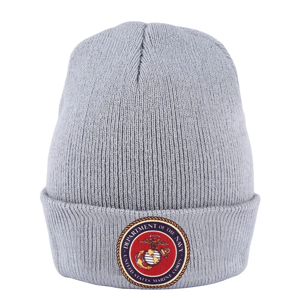 US Marine Corps Logo Beanie Hat Bonnet 