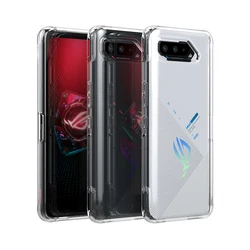 Premium Clear Phone Case with Ultimate Camera Protection - Soft TPU Transparent Back Cover for Rog Phone 5 Ultimate (Clear)