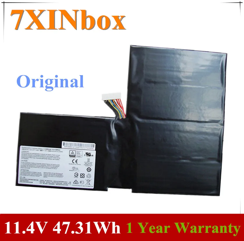 7XINbox 11,4 V 4150 мА/ч, 47.31wh BTY-M6F Аккумулятор для MSI GS60 MS-16H2 2PL 6QE 2QE 2PE 2QC 2QD 6QC 6QC-257XCN серии