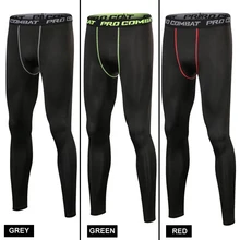 Компрессионная рубашка для бега с 3d эффектом, спортивные штаны из кусков, обтягивающие эластичные леггинсы для занятий фитнесом и бегом, мужские спортивные штаны для футбола