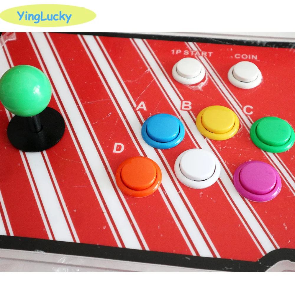 oyun kolu diy kiti sifir gecikme usb denetleyici pc sanwa oval top joystick 30mm basma dugmeler pc ps3 pandora oyun aliexpress sports entertainment