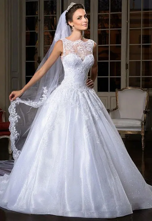 Elegant Floor Lengte Sexy Backless Kralen Kant Crystal Vintage Baljurk Trouwjurken voor brides vestido de noiva longo 2016 Elegant Floor Lengte Sexy Backless Kralen Kant Crystal Vintage Baljurk Trouwjurken voor brides vestido de noiva longo 2016