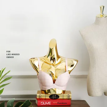 

Fashion Golden Bra Mannequin Lingerie Model Customized Best Quality