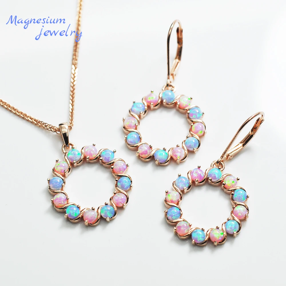 Magnesium jewelry sets for women necklace earrings party wear jewellery