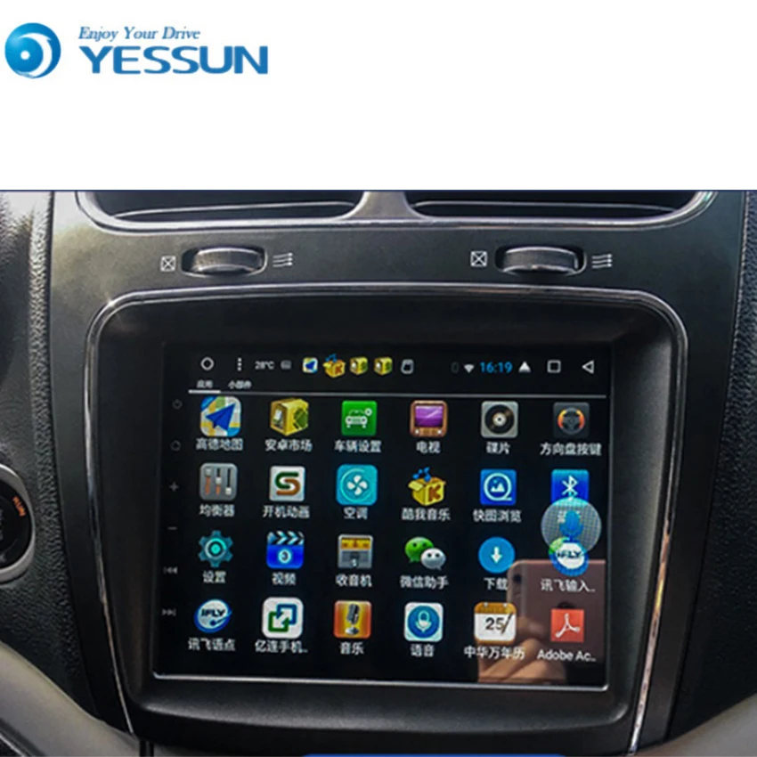 Для Dodge journey 2008- автомобильный Android мультимедийный плеер Автомобильный Радио gps навигация большой экран Зеркало Ссылка