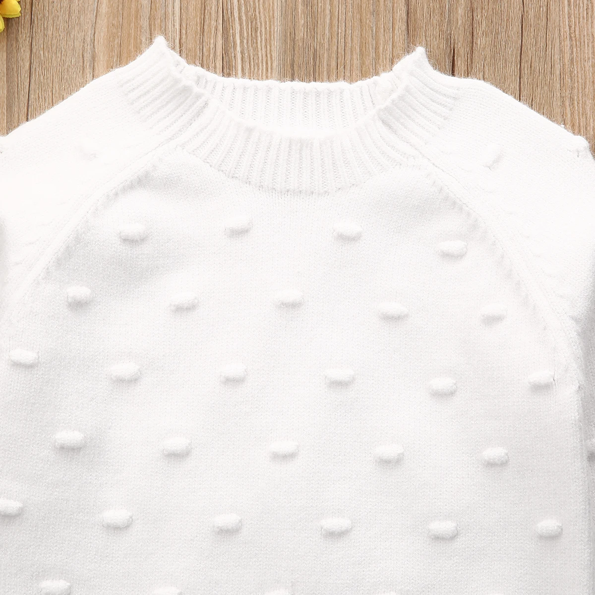 Осень-зима, однотонные свитера для девочек, вязаные топы для маленьких девочек, пуловер с длинными рукавами, одежда, новинка