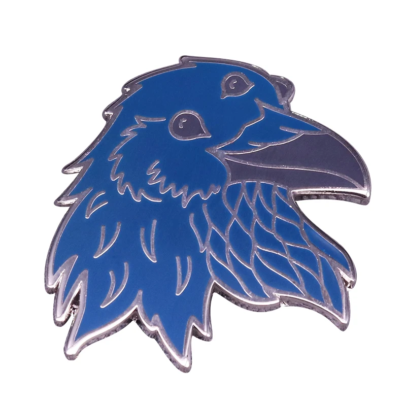

Three eyed raven lapel pin inspired by Game of Thrones guide decor