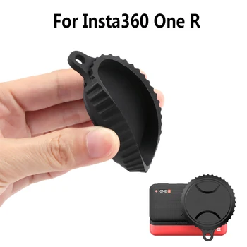 

Newest Silicone Camera Lens Cap Dust-proof Protector Protective Cover Guard Case for Insta360 One R 1-Inch Wide Angle version