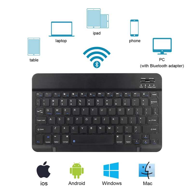 Bluetooth Keyboard for iPad 10.2 Smart Cover Case for iPad 7th Gen 10.2