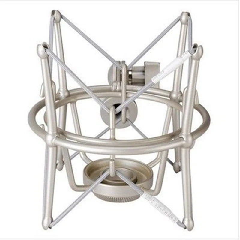 Recording Studio Metal Shockmount Clip Suspension Spiders Bracket Microphone Stand Shock Mount for Broadcast Computer Mic Holder