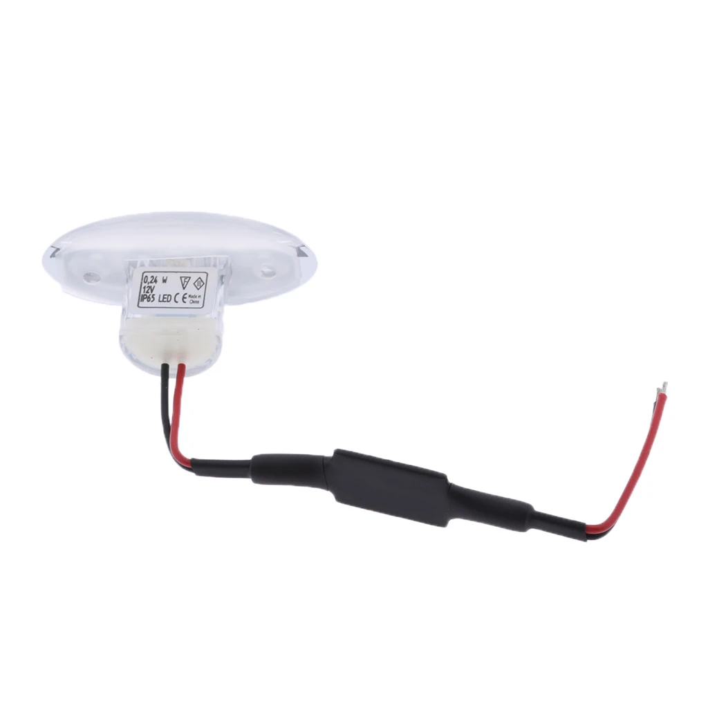 Marine Boat Oval Courtesy Floor LED Light Companion Way 12V 24V Cool White