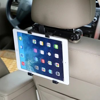 

Car Headrest Tablet PC Mount Holder 360 Rotation Back Seat Stand Bracket DQ-Drop