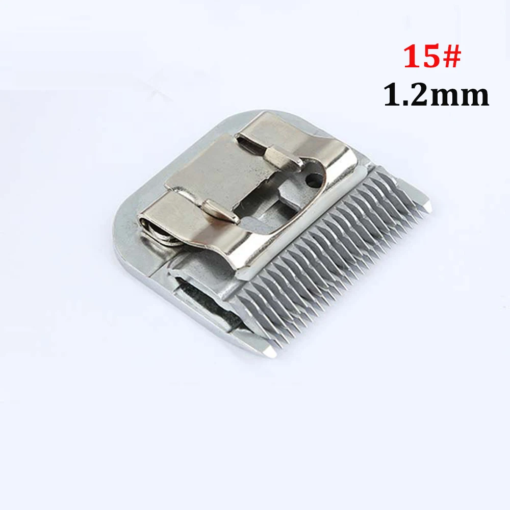 15-1.2mm Профессиональная машинка для стрижки животных A5 лезвие 10#40#15 3F 4F 5F 7F 30#15# подходит для большинства Andis и Oster кусачки для ухода за домашними животными Замена - Цвет: 15-1.2mm