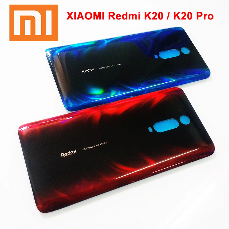 

Phone Case Original Xiaomi mi 9t Back Cover Redmi K20 Glass Battery Cover Panel Rear Door Housing Case For Redmi K20 Mi 9T Pro