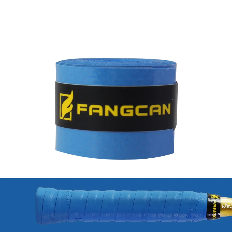 1 шт. FANGCAN FCOG-06 на каблуке-шпильке с липкой пропиткой/обмотка/намотка для игры в бадминтон ракетки сквоша ракетка для настольного тенниса ракетки - Цвет: Blue