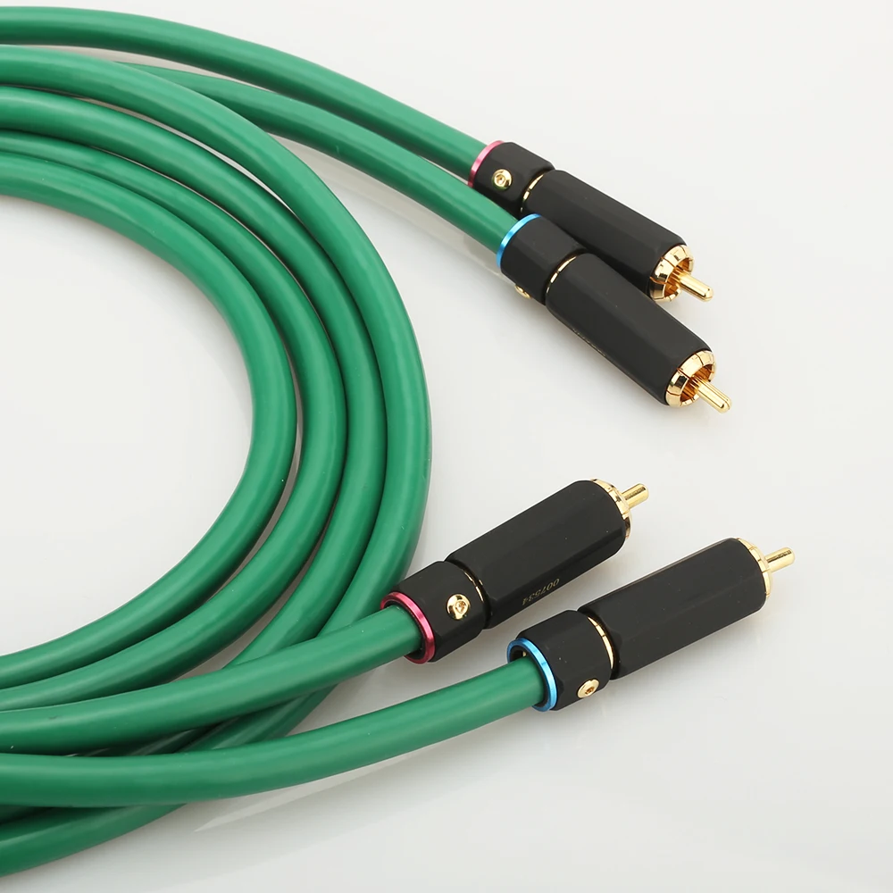 Высококачественный аудио 2328 Медь видео rca кабель 1 м hifi для соединения|rca interconnect