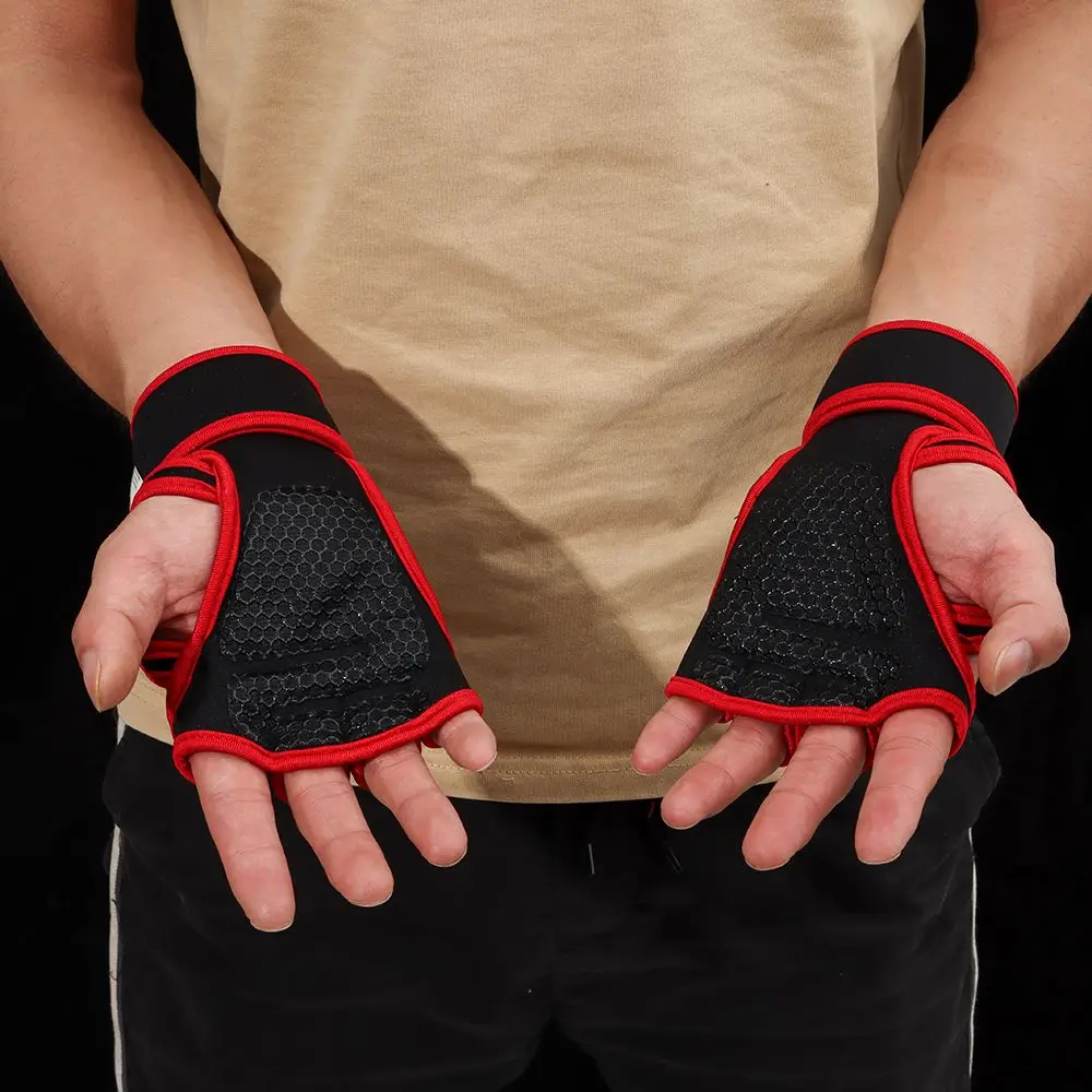 

Riding Gymnastics Grips Half Finger Anti calluses Hand Palm Protector Weight Liftingjavascript:; Fitness Sports Gloves