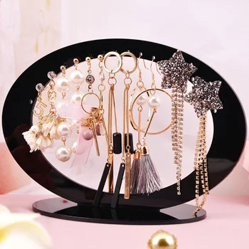 

Jewelry Display Rack Heart Oval Horizontal Vertical Rectangle Earring Storage Holder Fashion High Quality Jewelry Display Stand