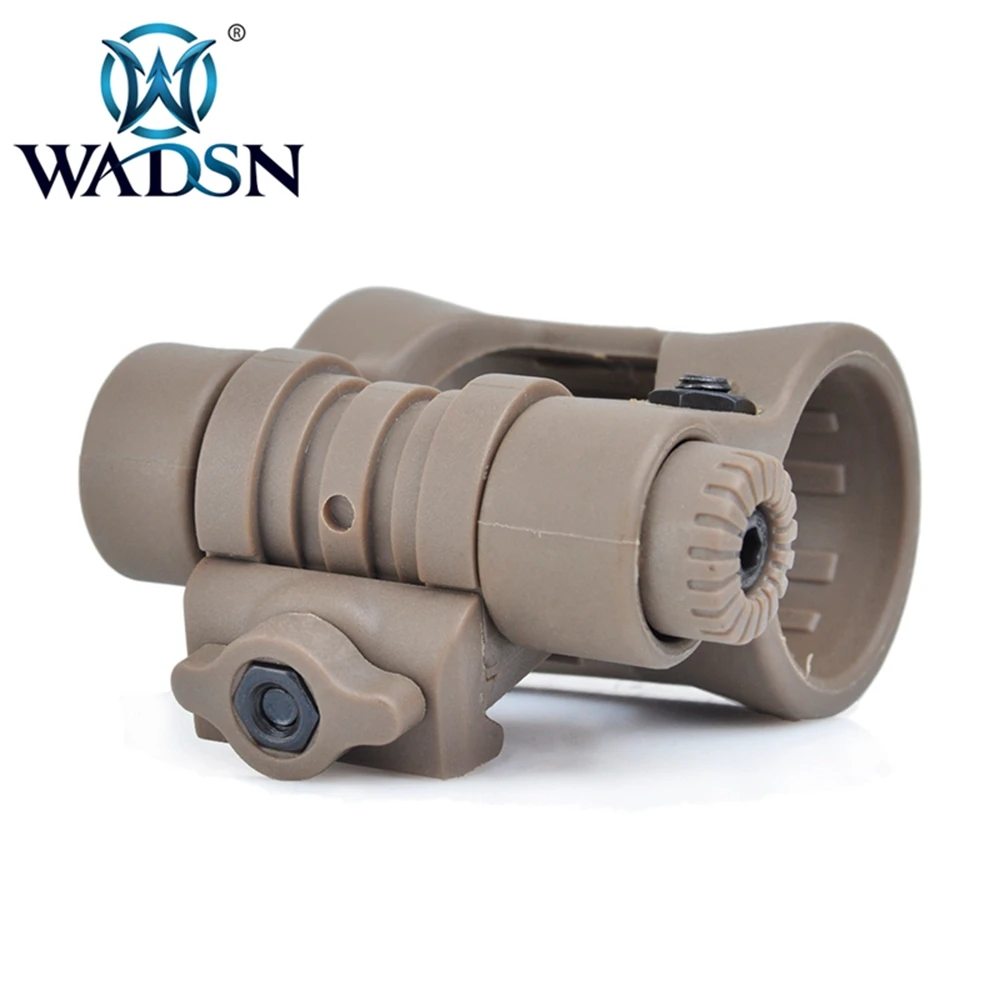 Регулируемый тактический фонарь WADSN SEIGNEER для крепления страйкбола (1 ''диаметр) для удержания 25,4 мм диаметр для 20 мм рельсов WEX340
