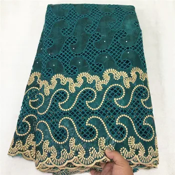 

bazin riche fabric deep green bazin brocade African lace fabric high quality lace for women dress 5yards