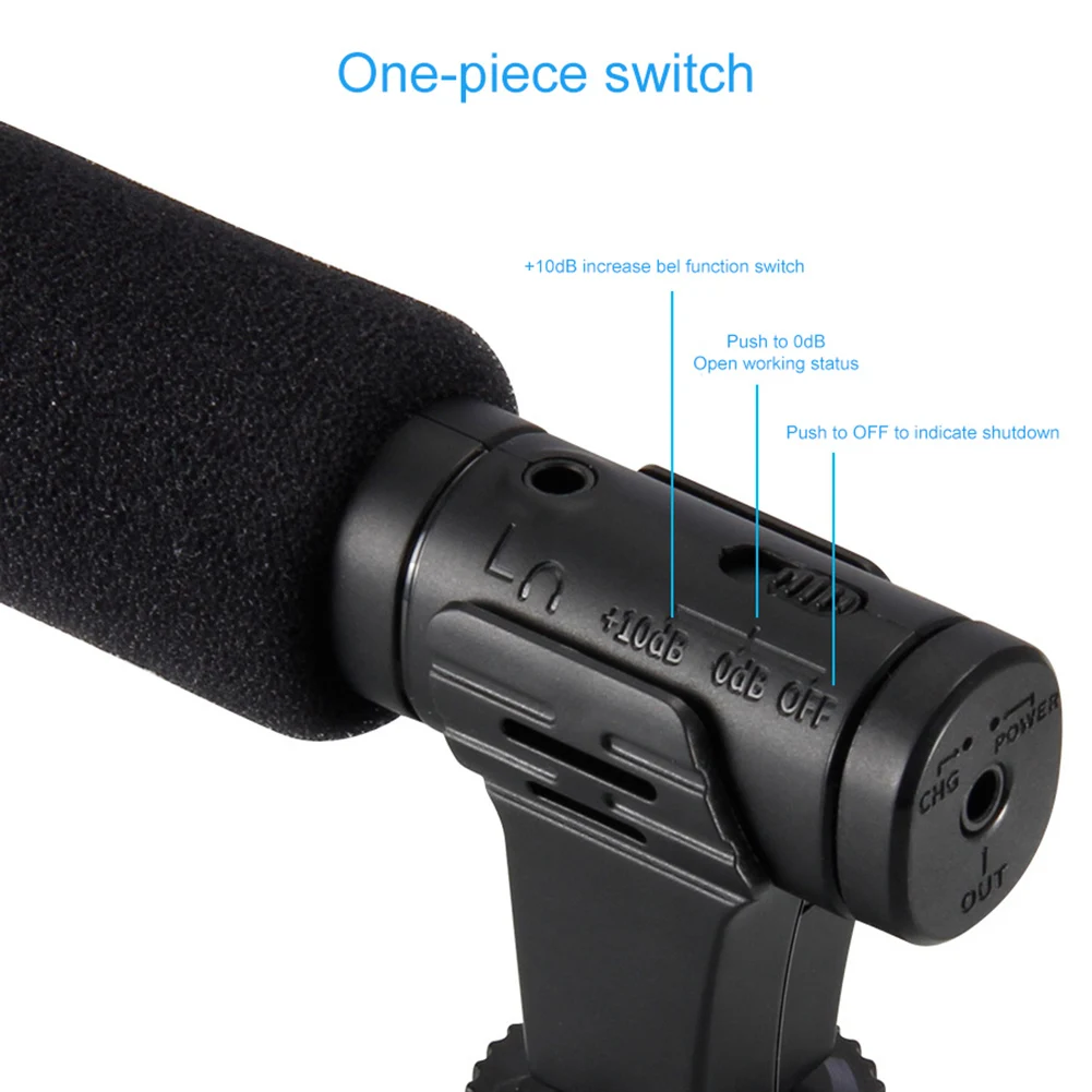 Конденсатор фотографии интервью Запись микрофон для Cano n Niko n камеры DSLR DV SGC-598