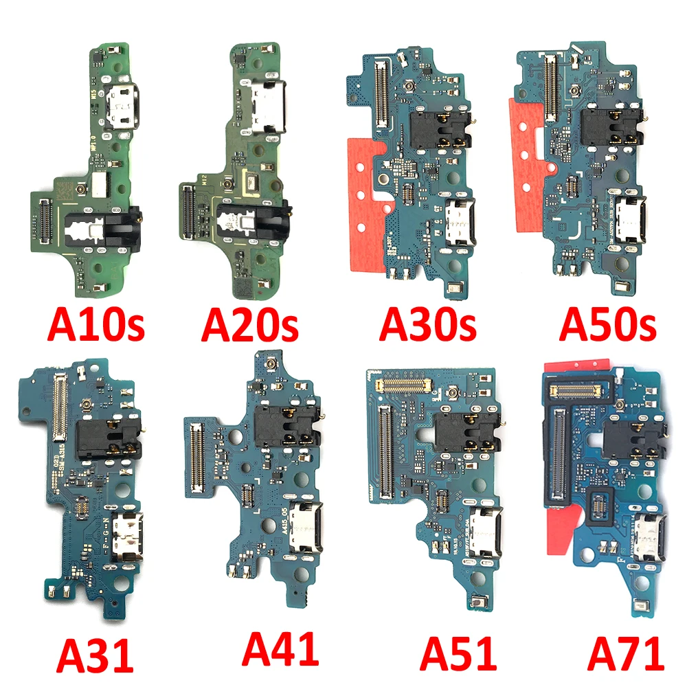Док-станция с USB-портом для зарядки плата гибким кабелем Samsung A12 A10S A20S A21S A30S A50S A70S A01