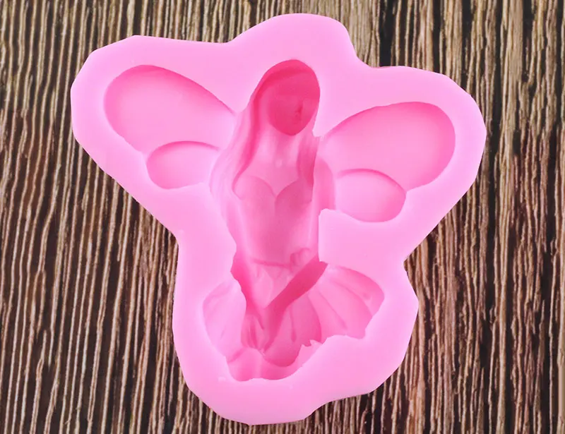 3D Цветочная фея силиконовая форма DIY вечерние инструменты для украшения торта помадка шоколадная мастика Форма Смола Глиняное мыло формы
