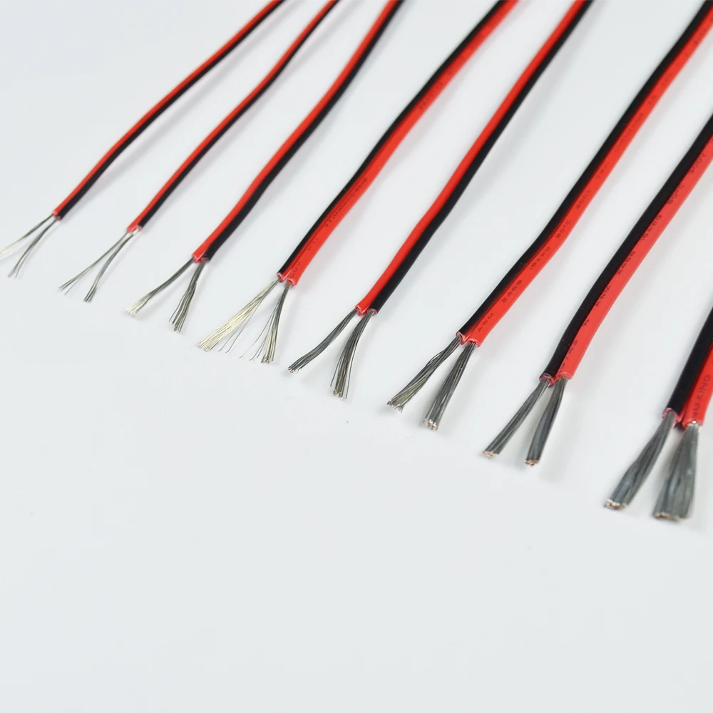UL2468 2/5 /10 м 2 Pin 28 26 24 22 20 18 16 14 AWG Электрический медный провод светодиодный освещения
