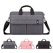 Сумка для ноутбука 13,3 14 15,6 дюймов, водонепроницаемая сумка для ноутбука, рукав для Macbook Xiaomi Air Pro 13 15, сумка через плечо, портфель, сумки