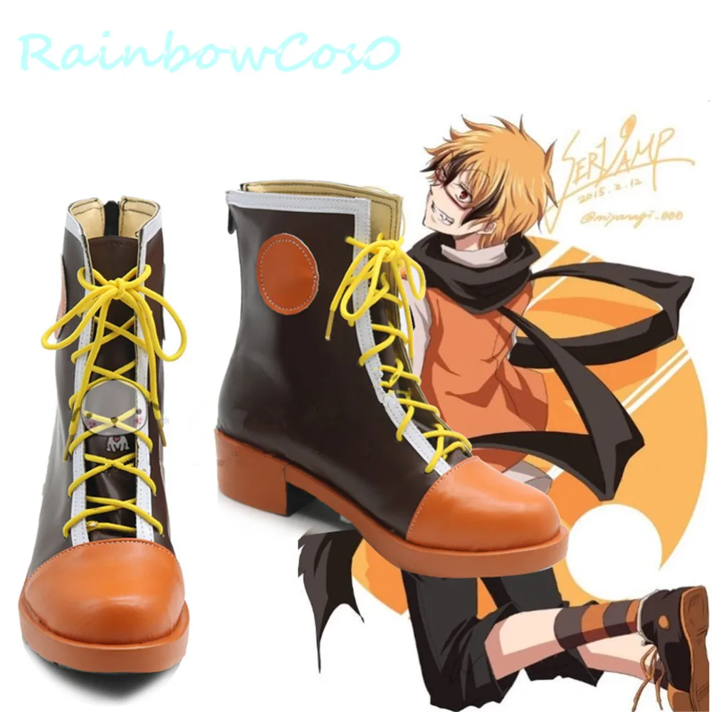 

Servamp Orange Cosplay Shoes Boots RainbowCos0 Christmas Game Anime Halloween