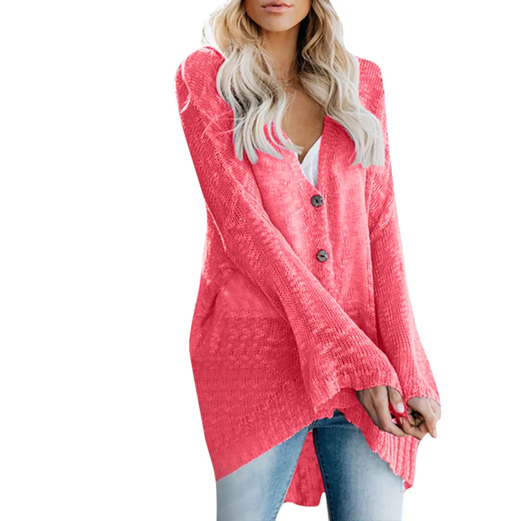

Women Cardigan Winter Clothes Casual Flare Sleeve Oversized Knitted 2019 Fashion Plus Size Sweater Woman Clothing 2018