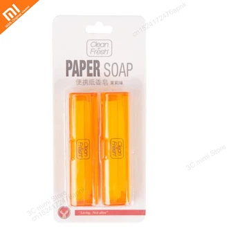 

Original xiaomi mijia portable paper soap water soaked clean paper towel wet wipes suitable for travel smart