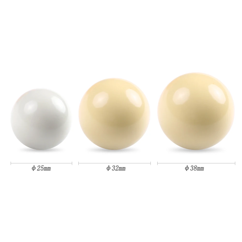 25/32/38MM Cue Balls Full Set Snooker Balls Children Billiards Table Set Resin Small Pool Cue Full Kids Fun