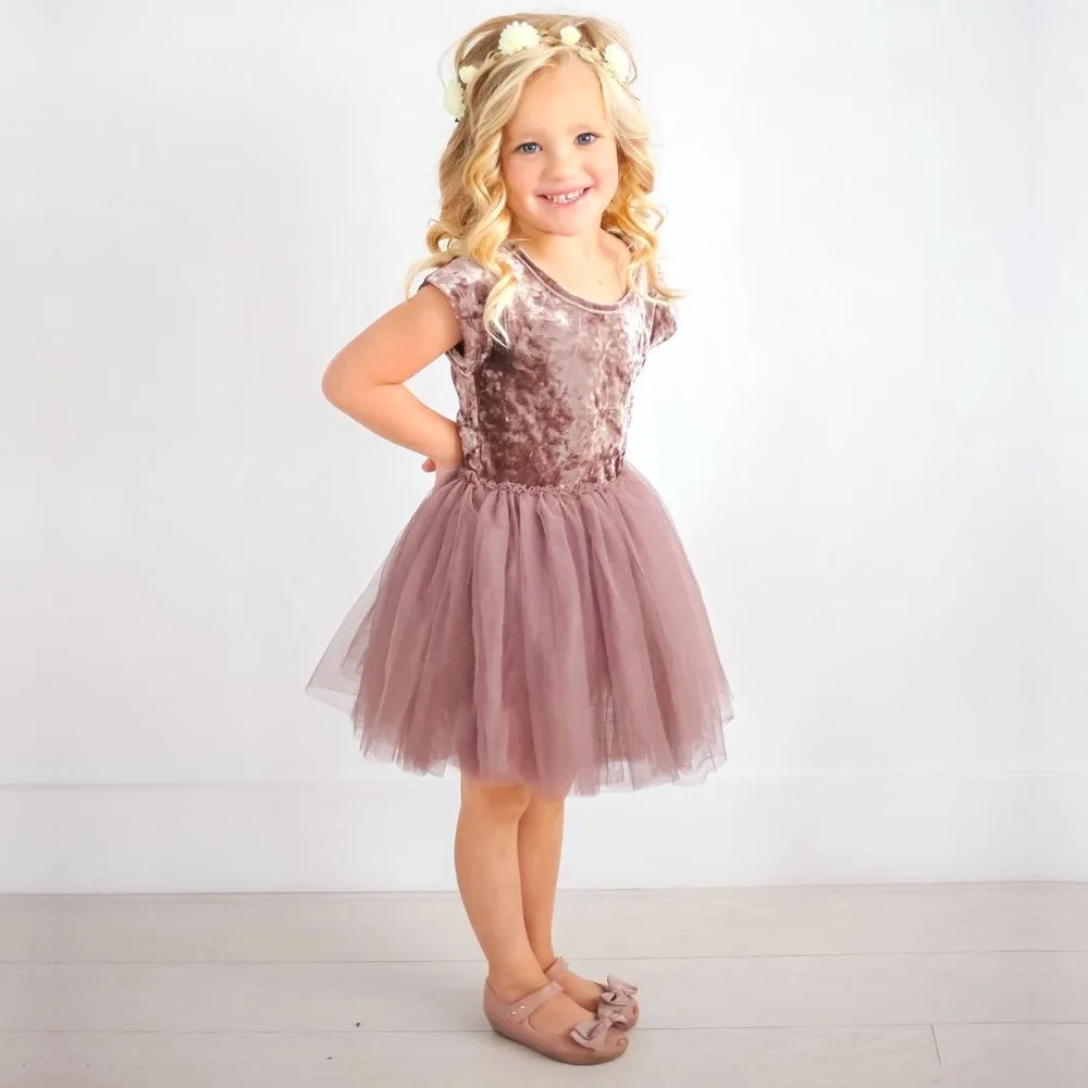 Pudcoco/платье для девочек; От 6 месяцев до 5 лет в Великобритании; летнее бархатное праздничное платье-пачка с фатиновой юбкой для маленьких девочек
