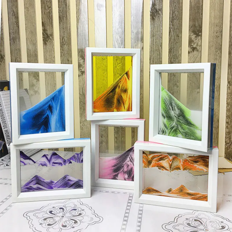 Kaufen Eine Kreative geschenke glas handwerk Micro dynamische kunst landschaft innenausstattung sanduhr treibsand malerei dekoration