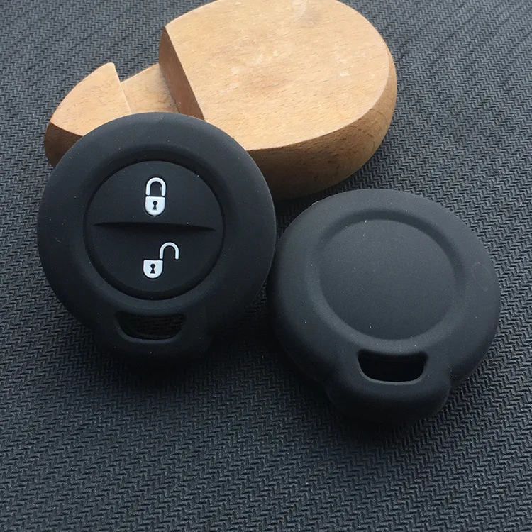 Подходит для Benz Smart Key Cover Fortwo Smart Car Candy Bar 2 Key модифицированный силиконовый чехол для ключей